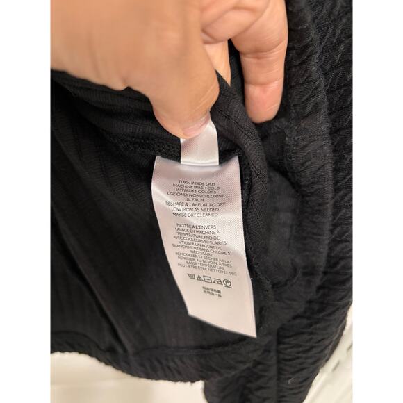 Anthropologie Arya Textured Top in Black Size Small - Picture 7 of 7